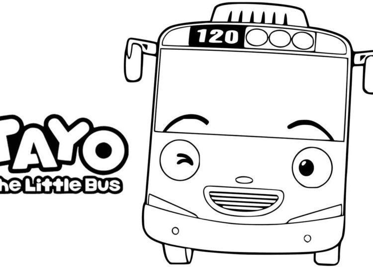 Tayo The Little Bus Coloring Pages - Visual Arts Ideas