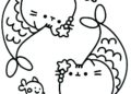 Funny Hello Kitty Coloring Pages