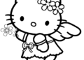 Hello Kitty Coloring Pages Angel