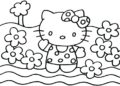 Hello Kitty Coloring Pages Free Images