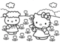 Hello Kitty Coloring Pages Printable