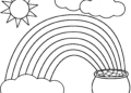 Rainbow Coloring Pages Image
