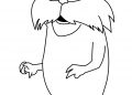 The Lorax Coloring Pages For Kids