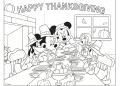 Disney Thanksgiving Coloring Pages Happy Thanksgiving
