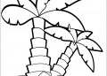 Palm Trees Coloring Pages For Kindergarten