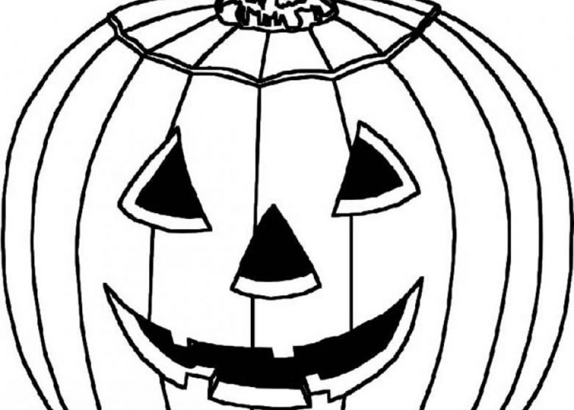 Easy Pumpkin Coloring Pages For Kids - Visual Arts Ideas