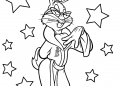 Bugs Bunny Coloring Pages with Star