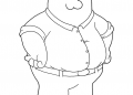 Family Guy Coloring Pages of Peter