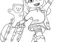 Rainbow Ruby Coloring Pages of RUby