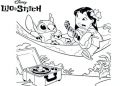 Stitch Coloring Pages with Lilo Image