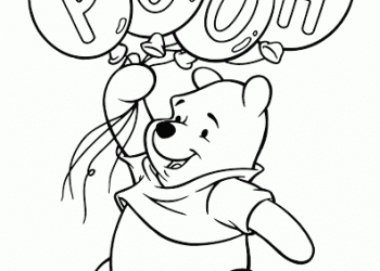 Winnie the Pooh Coloring Pages For Kids - Visual Arts Ideas