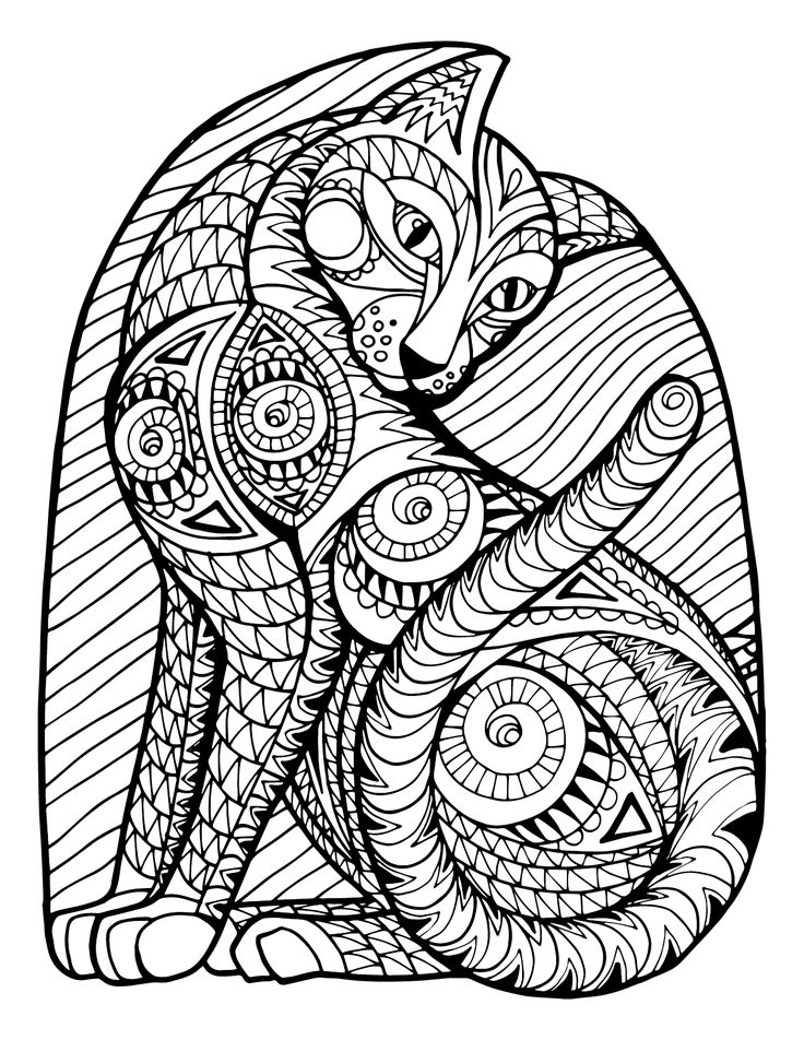 Wild Animal Coloring Pages For Adults / Many children begin their early