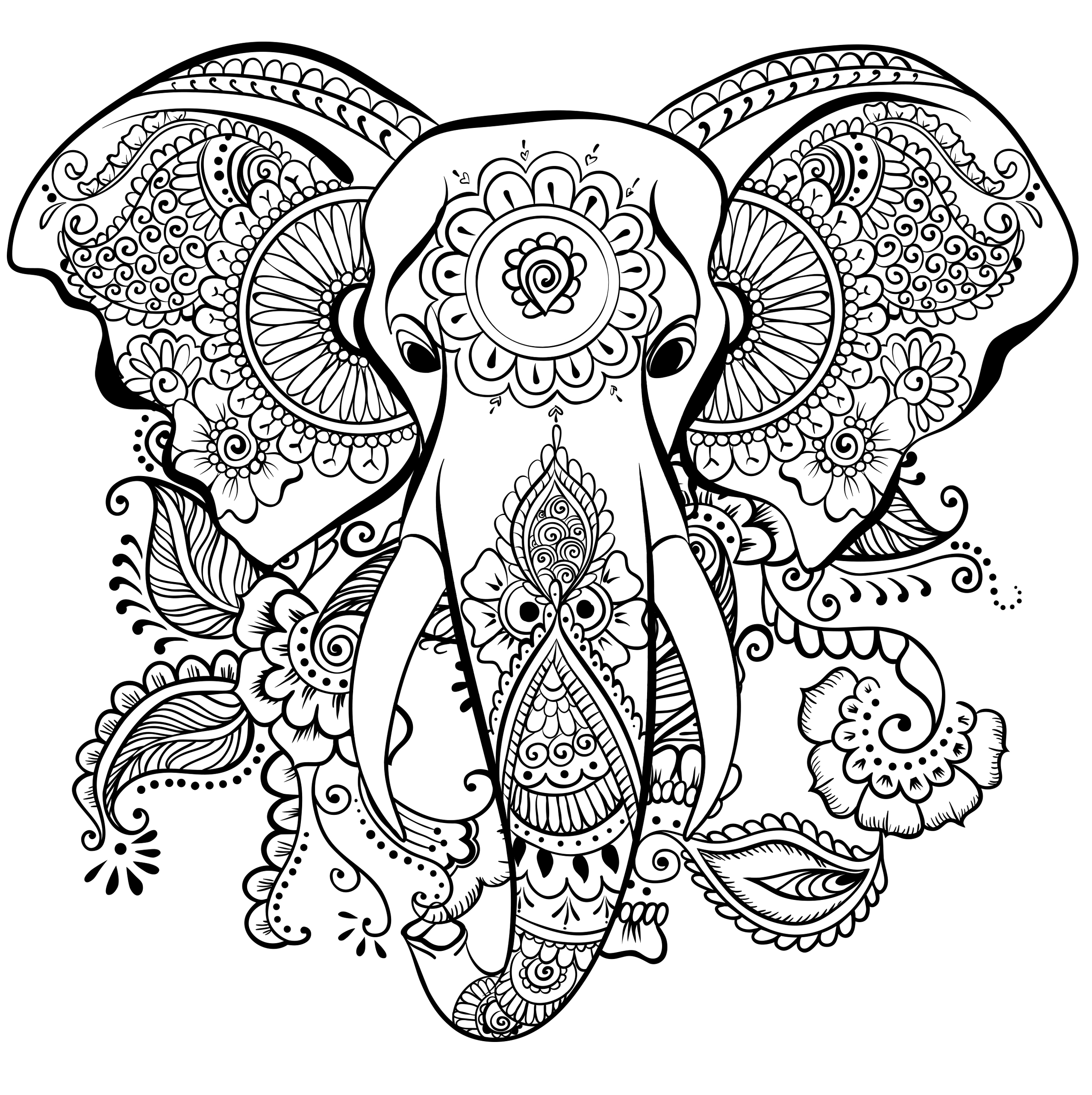 63 Adult Coloring Pages To Nourish Your Mental - Visual  