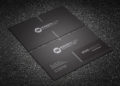 Business Card Templates Ideas with Monochrome Design For Corporate