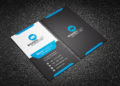 Corporate Business Card Templates Vertical