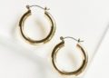 Earring Design Ideas in Chunky Hoop Concept