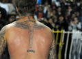 David Beckham Tattoo on Back