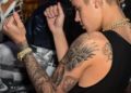 Justin Bieber Forearm Tattoo