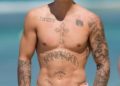 Justin Bieber Tattoo Image on Chest