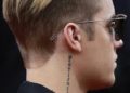 Justin Bieber's Neck Tattoo