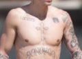 Justin Bieber's Stomach Tattoo