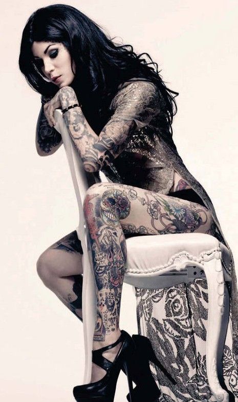 Kat Von D Tattoo Full Body.