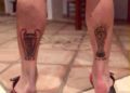 Sergio Ramos Leg Tattoo Champion League and World Cup