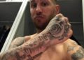 Sergio Ramos Tattoo Rose on Hand
