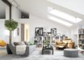 Scandinavian Interior Design Ideas with Skylight