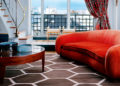Italian Interior Design Ideas with Red Sofa