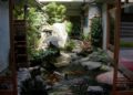 Japanese Interior Design Ideas with Koi Pond in the House