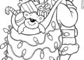 Printable Christmas Coloring Pages For Kids of Santa