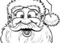 Printable Christmas Coloring Pages For Kids of Santa Claus