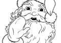 Santa Claus Christmas Coloring Pages For Kids