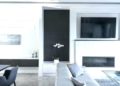 Contemporary Interior Design Ideas For White and Black Living Area