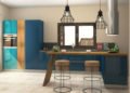Kitchen Design Ideas with Peninsula Used For Dining Table
