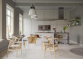 Scandinavian Kitchen Design Ideas with Pastel Color Decoration