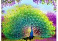 Beautiful Painting of Peacock