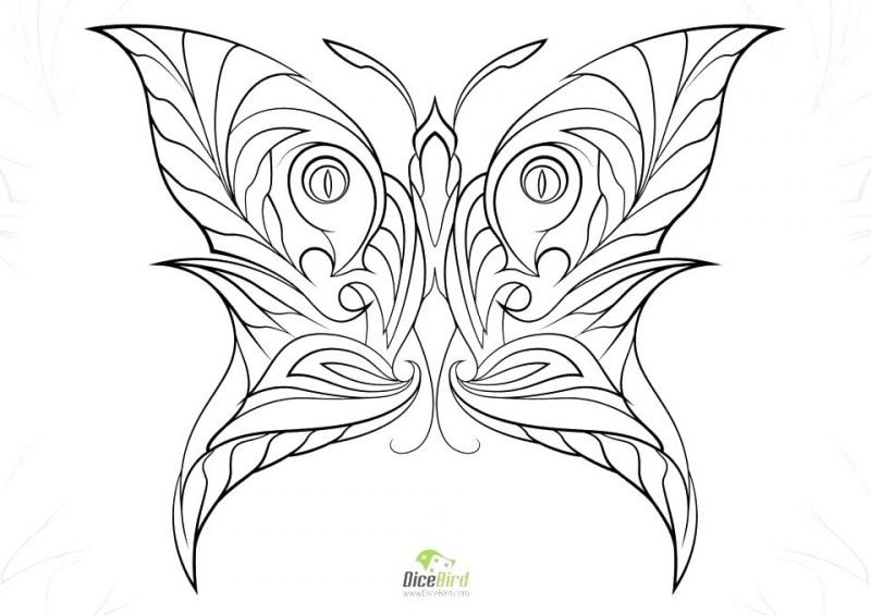 Butterfly Coloring Pages For Adults - Visual Arts Ideas