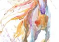 Horse Painting of Watercolor Painting