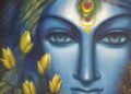 Krishna Face Painting