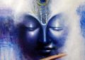 Krishna Face Painting of Oil Painting