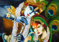 Krishna and Radha Painting Image
