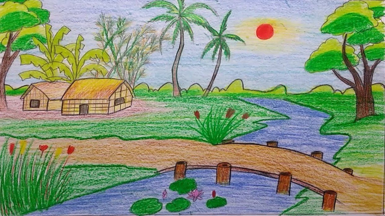Nature Drawing Ideas For Kids and Adult - Visual Arts Ideas