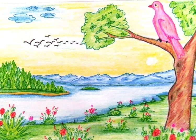 Nature Drawing Ideas For Kids and Adult - Visual Arts Ideas