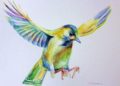 Paintings of Birds Flying Image