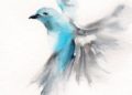 Paintings of Birds Flying Image of Watercolor Painting