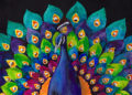 Peacock Painting Image