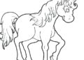 Simple Unicorn Coloring Pages For Kids