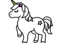 Unicorn Coloring Pages For Kid